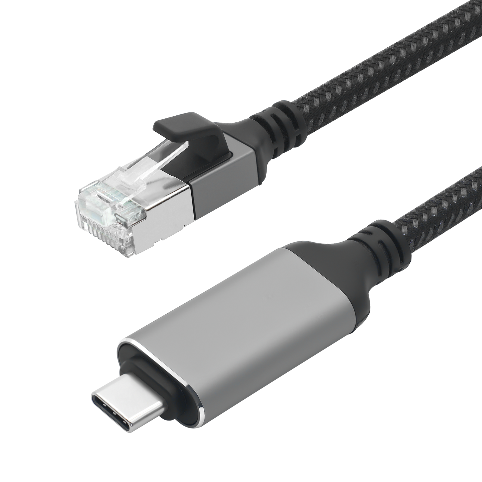 USB C to RJ45 Ethernet Cable, 6.56Ft(2m) Cat6 LAN Cable with 1Gbps Speed Compatible for PC Computer
