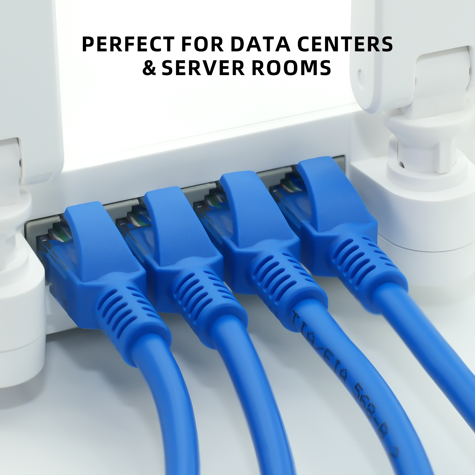 Cat5e Ethernet Cable, Long Cat 5e Internet Cable, Snagless Patch Cord, UV Resistant, Flexible, Network, LAN, PoE, Standard RJ45 Connector for PC, Server, Router, Modem, PS5