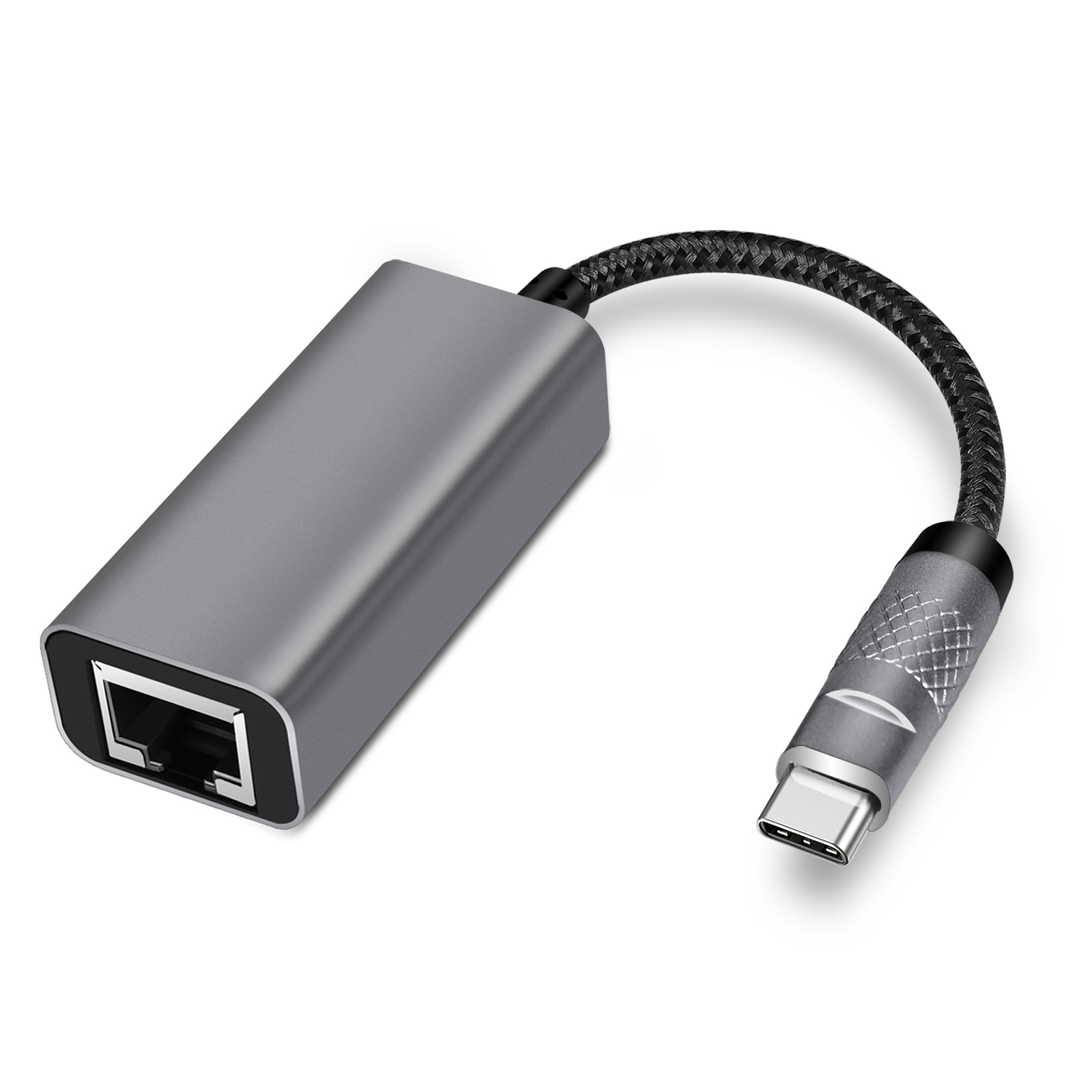 USB to Ethernet Adapter, 1000Mbps Plug and Play Ethernet Adapter with USB C, Driver Free, RJ45 LAN Network Dongle Compatible with Switch, Laptop, PC, MacBook, Windows, macOS