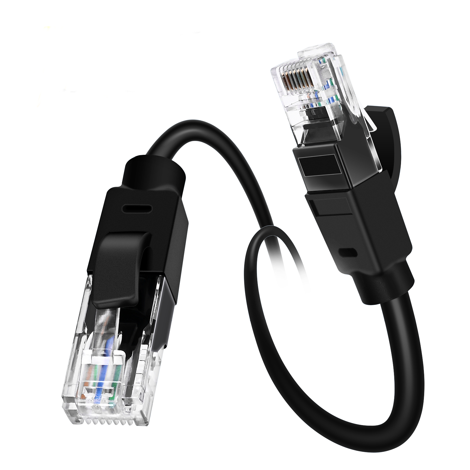 Cat 6 Ethernet Cable, Indoor&Outdoor, High Speed 1Gbps Internet Network Cable, Cat6 Ethernet Patch Cable Long, Computer LAN Cable with Free Clips & Straps for Router, Modem, PS4/5
