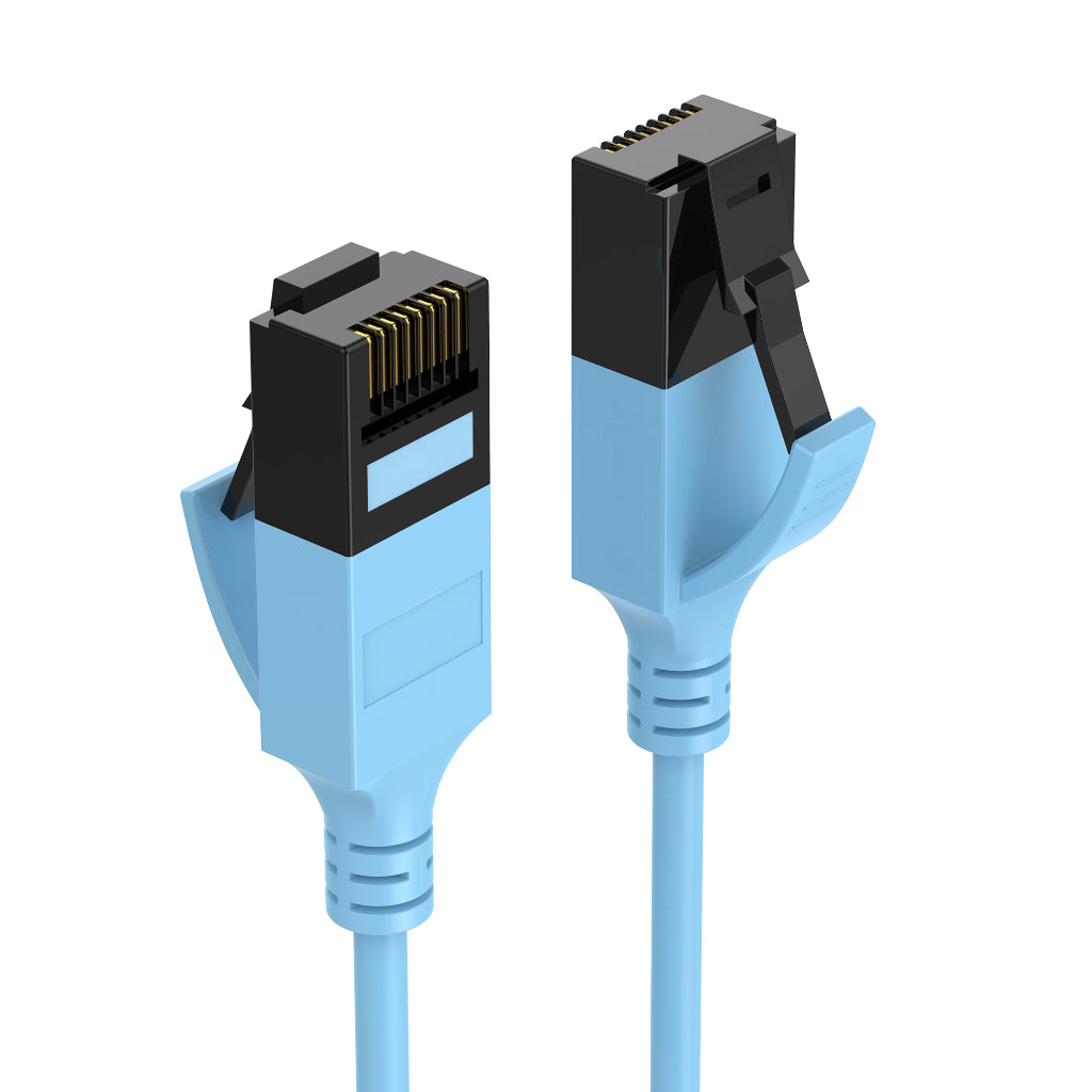 Cat6a Ethernet Cable Slim Outdoor&Indoor, 32AWG Pure Copper Cat6 Internet Cable for Waterproof & Direct Burial, Flexible Ethernet Cable 10G 500MHZ, Cat 6A Network cable for PC /Router/Modem