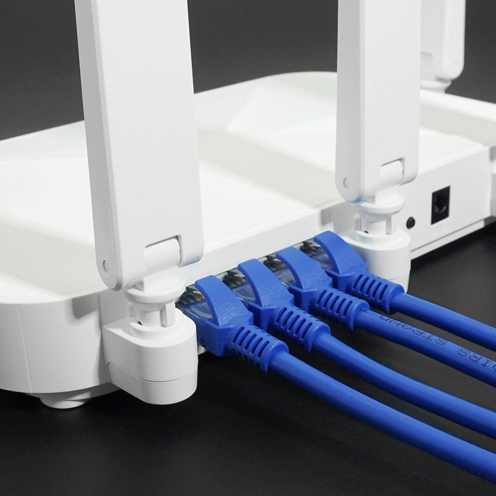 Cat5e Ethernet Cable, Long Cat 5e Internet Cable, Snagless Patch Cord, UV Resistant, Flexible, Network, LAN, PoE, Standard RJ45 Connector for PC, Server, Router, Modem, PS5